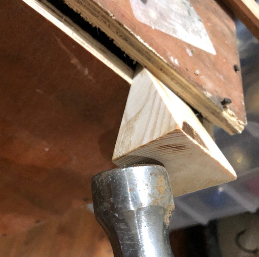Wood Wedges for Splitting & Spacing - Pine Utility Shims - DIY, Woodworking & Craft Wedges - Upcycled Wood - 14 Pack