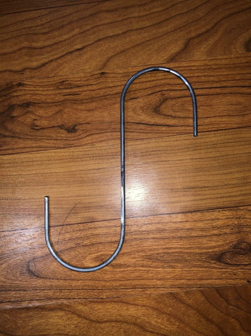 12” S Hooks for Hanging Plants & Baskets – Heavy Duty Metal Garden Hooks (Set of 3)| EJGlamos