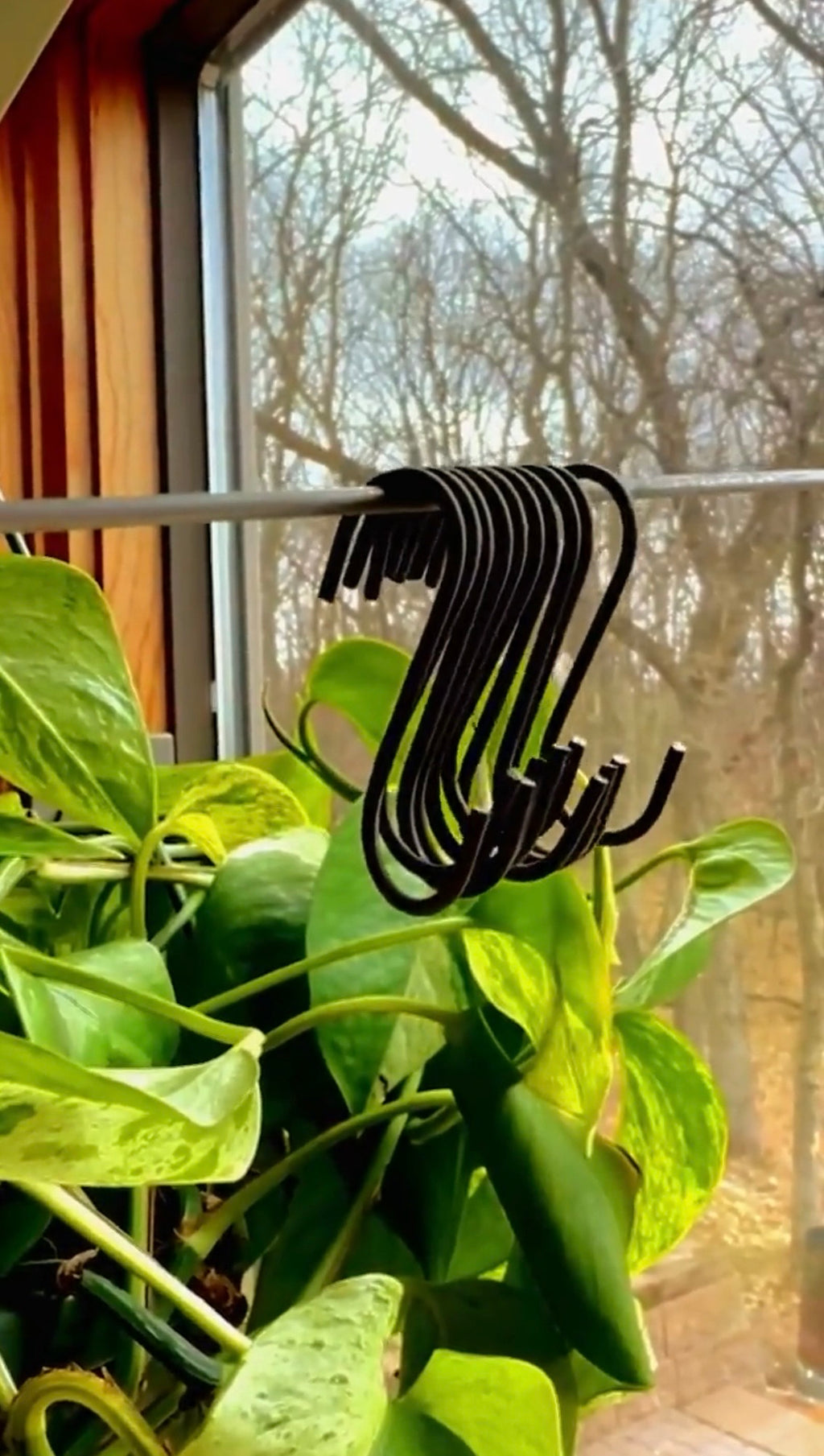 12” S Hooks for Hanging Plants & Baskets – Heavy Duty Metal Garden Hooks (Set of 3)| EJGlamos