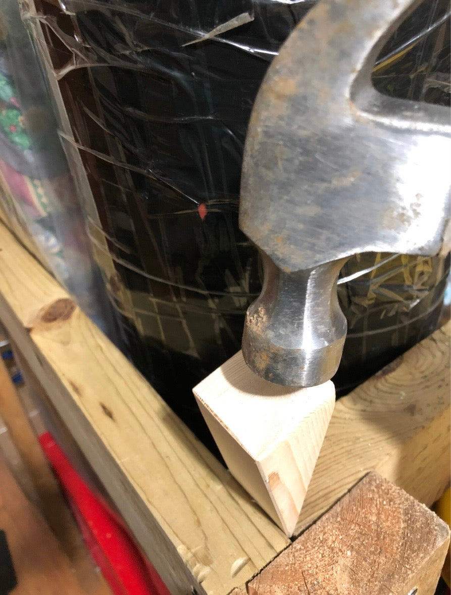 Wood Wedges for Splitting & Spacing - Pine Utility Shims - DIY, Woodworking & Craft Wedges - Upcycled Wood - 14 Pack