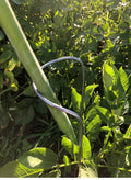 14” Galvanized Steel Half Hoop Plant Supports – Floral Garden Stakes (Set of 6)